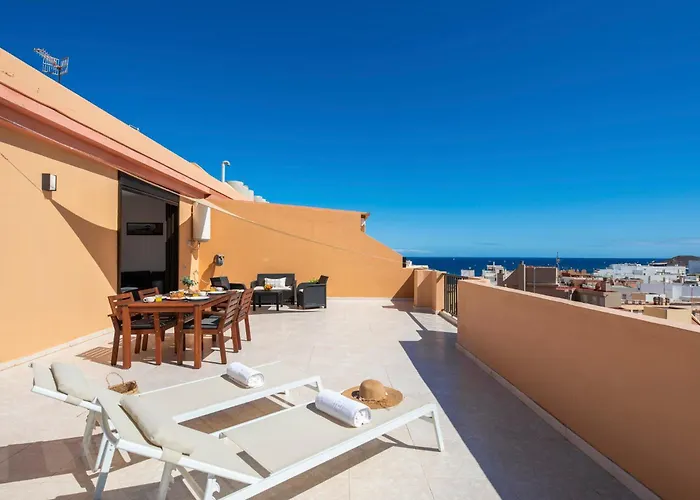Medano4you Alex Sunset Lounge Penthouse Apartamento El Médano
